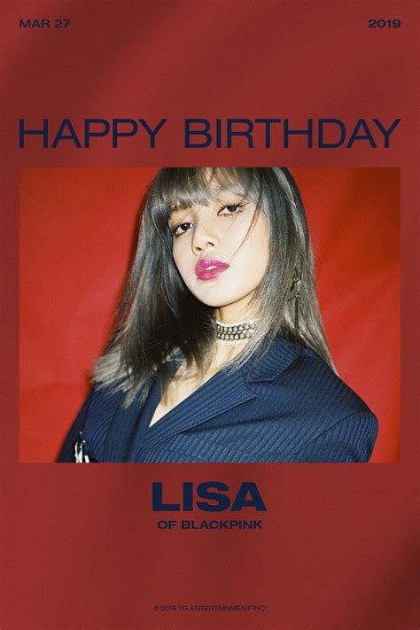 9 Beautiful Lisa Blackpink Birthday Cup K Pop