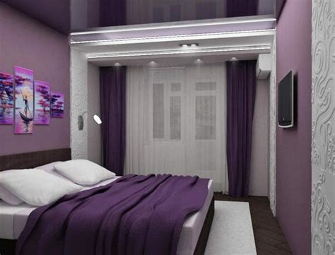 Area interni, arredamento, camere da letto, decorazioni, letti cromoterapia, viola. Colore viola: origine, significato ed abbinamenti per arredare