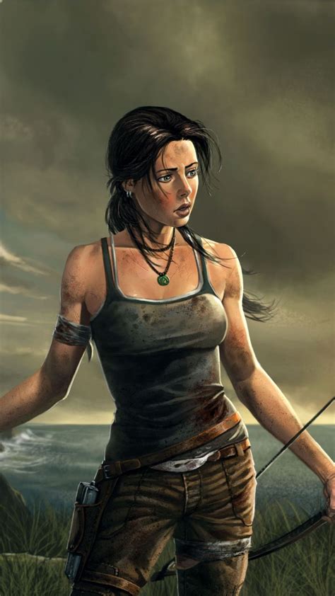 Lara Croft Tomb Raider Video Game Artwork 720x1280