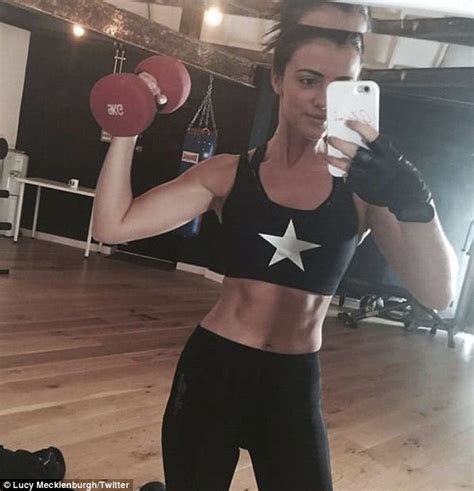 Lucy Mecklenburgh Unveils Toned Tummy In Gym Selfie Before Being Stood