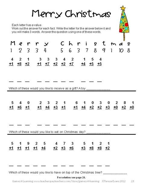 15 Best Christmas Brain Teasers Printable Pdf For Fre