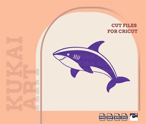 Shark Cut File Cricut — Cut File For Cricut — Kukai Art