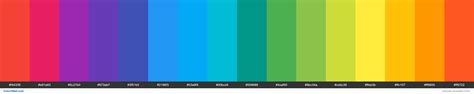 Material Design Color Palette 16 Colors Colorswall