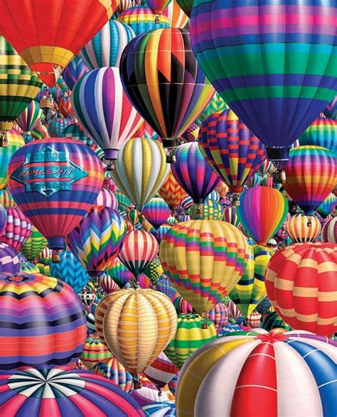Buy White Mountain Puzzles Hot Air Balloons 1000 Piece Jigsaw Puzzle