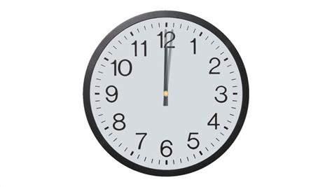 Look for educational videos from binklebee. 3D Animated Clock Striking Exactly 12'o Clock Stock ...