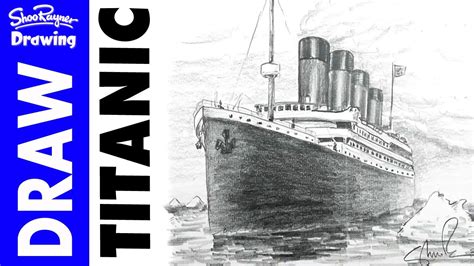 More images for how to draw the titanic underwater » How to draw the Titanic in Pencil - YouTube