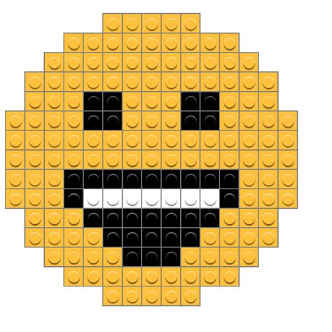 Smiling Face With Open Mouth Emoji In 2021 Pixel Art Pixel Art