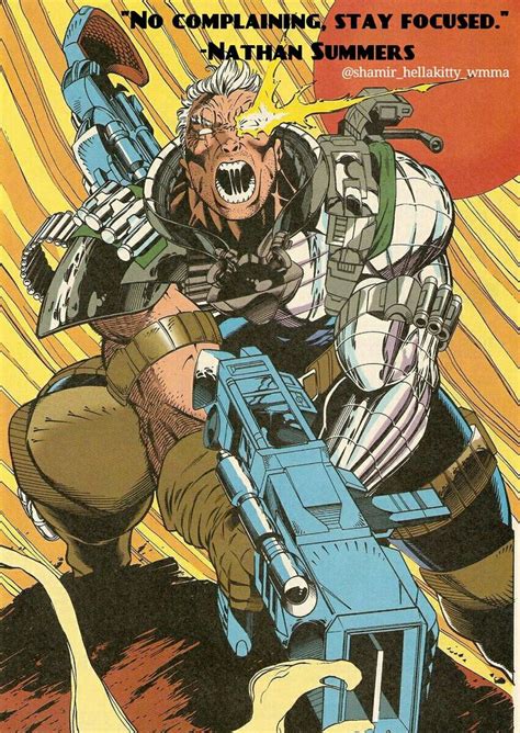 Cable Quotes Cable Marvel Comic Art Comic Books Art