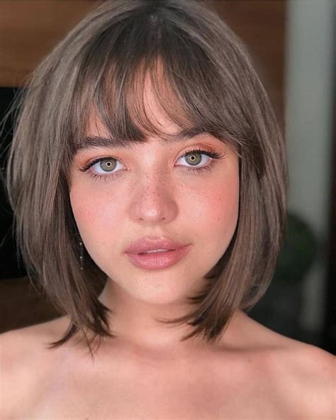 modern short bob haircut easy short hair styles for women girls short haircuts with bangs