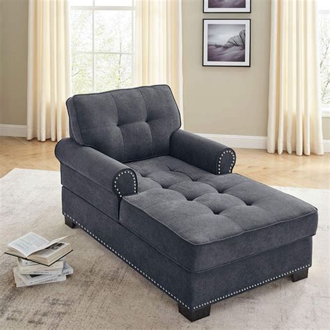 Moxeay Chaise Lounge Indoor Upholstered Chaise Lounge