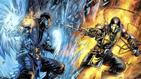 Mortal Kombat Scorpion Vs Sub Zero Wallpapers Wallpaper Cave
