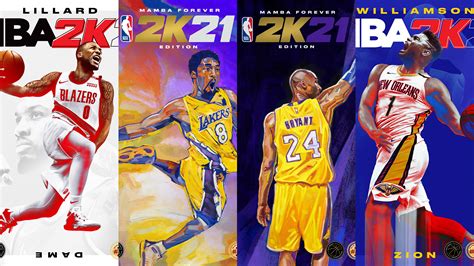 Kobe Bryant Zion Williamson And Damian Lillard Are Your Nba 2k21