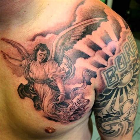 101 Best Angel Tattoos For Men Cool Design Ideas 2021 Guide