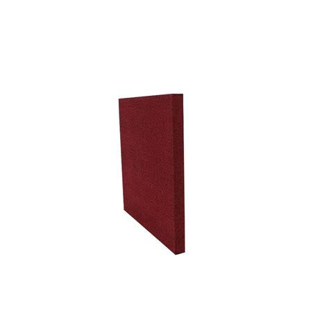 Painel Acústico Absorvedor Fibracustica 600 x 600 x 50 mm Vermelho