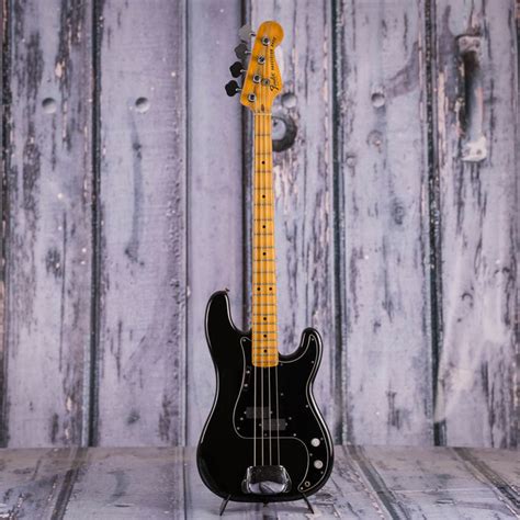 Vintage 1978 Fender Precision Bass Black For Sale Replay Guitar