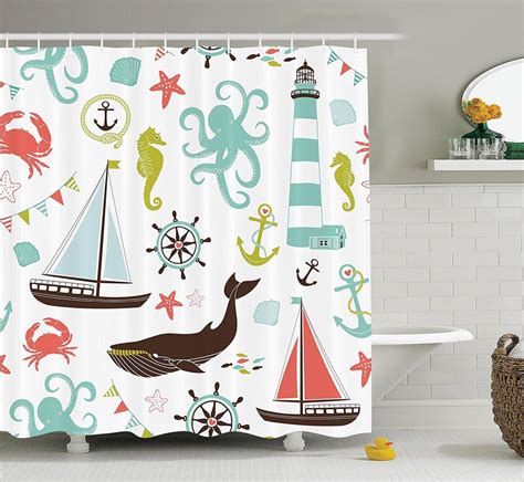 30 Kids Shower Curtains With Cute Funny And Colorful Designs