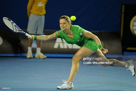 Kim Clijsters Of Belgium Plays A Stroke During Her Fourth Round News