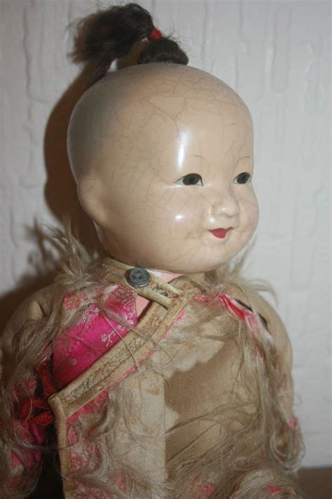 Rare 19th Century Chinese Doll With Original Clothing Meiji Period Chinese Dolls Dolls