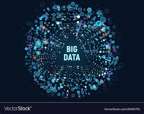 It happens that we do not have to download the copyright image. Big data visualization the Royalty Free Vector Image