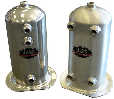 Our fuel surge tank is specially designed for street performance which allows you to have increase fuel pump flow capacity and will reduce lean run conditions while doing high lateral g. FUEL SYSTEMS - SURGE TANK - ASETurbo