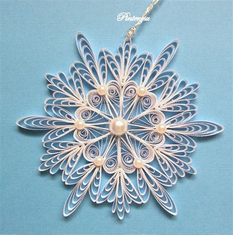 Quilled Snowflake By Pinterzsu On Deviantart 3d Quilling Origami And