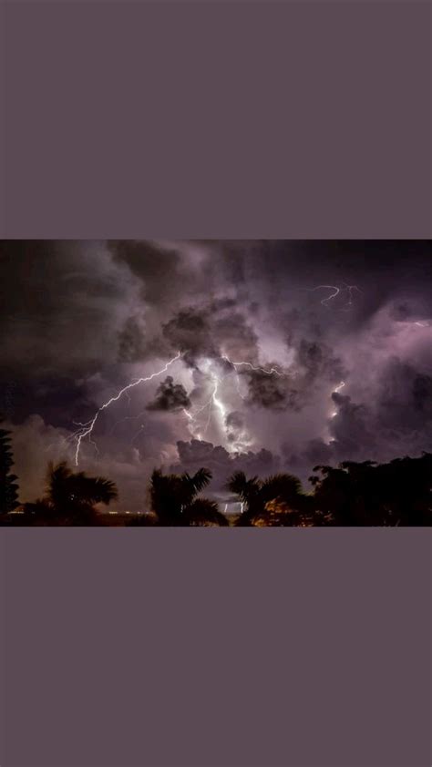 Epic Thunderstorm In The Caribbean Thunderstorm Photography Night