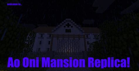 Ao Oni Mansion Replica Download Worlds Minecraft