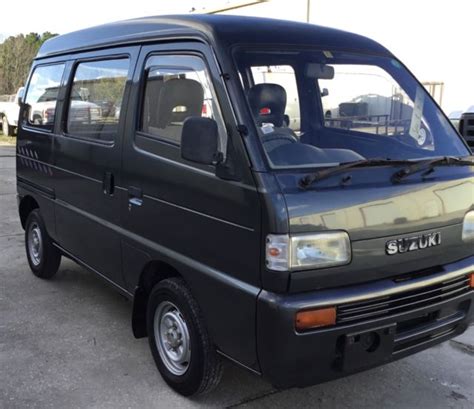 Japanese vans go beyond kei cars. 1992 SUZUKI EVERY CARRY JAPANESE MICRO VAN KEI MINI TRUCK ...