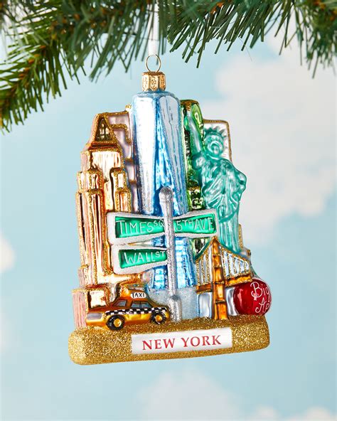 Exclusive New York Landscape Christmas Ornament