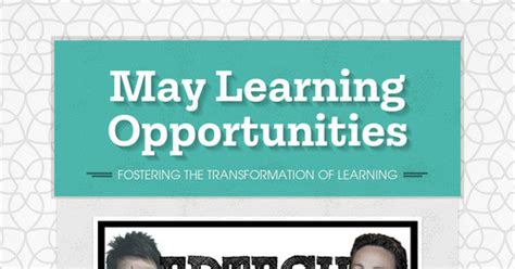 May Learning Opportunities Smore Newsletters