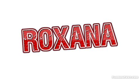 Roxana Logo Outil De Conception De Nom Gratuit à Partir De Texte