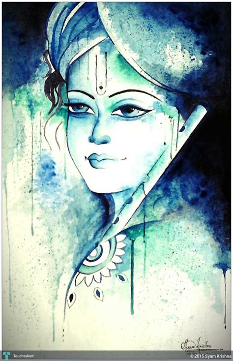 Indian Art Paintings Krishna Painting Hindu Art