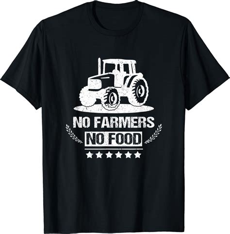 No Farmers No Food T Shirt Amazon De Fashion