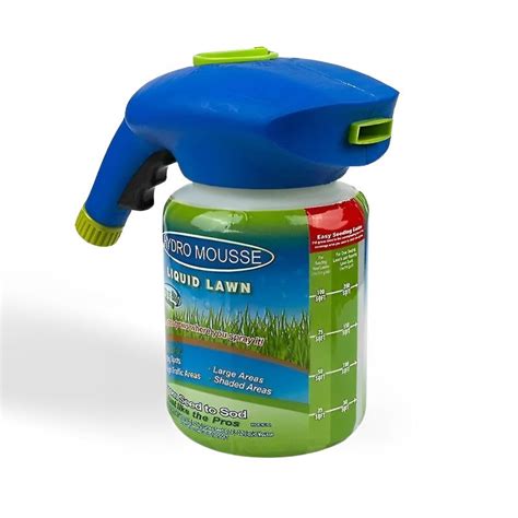 Liquid Lawn Hydro Mousse Spray On Grass Seed Vernier Store
