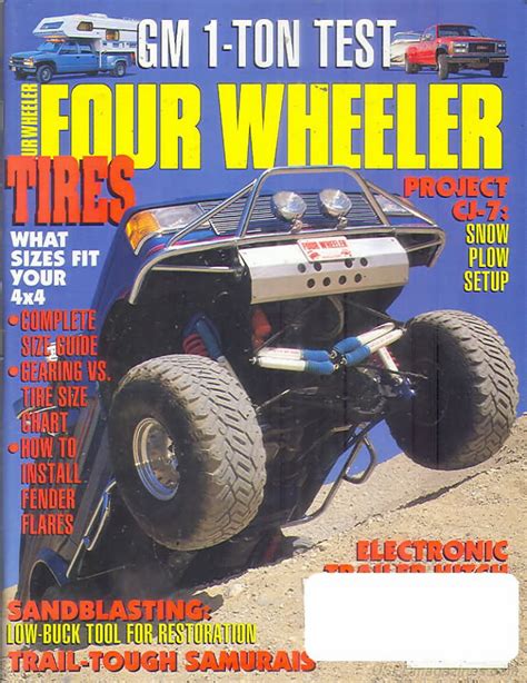 Four Wheeler October 1992 Gm 1 Ton Test Magazine 4 Wheeler Oc