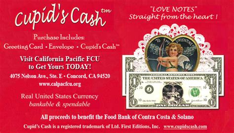 A place where food is given to people who do not have enough money to buy it, for example by a…. Cupid's Cash - Food Bank of Contra Costa and Solano