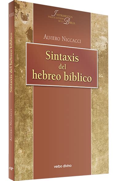 Sintaxis del hebreo bíblico Editorial Verbo Divino