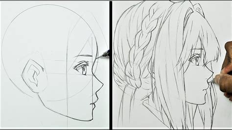 Side Profile Anime Drawing Art Sketch Drawing Sketch Indrisiak