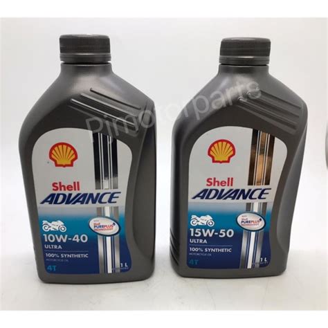 Maybe you would like to learn more about one of these? 4T Shell Advance Ultra Fully Synthetic (10W-40/ 15W-50 ...