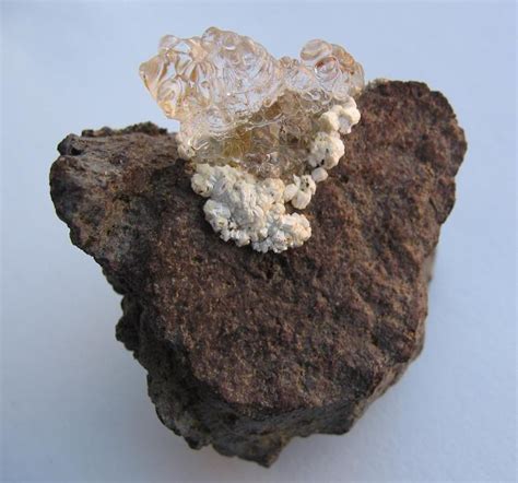 Minerals Opal Var Hyalite From Locality Valeč Czech Republic