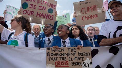 Protesting Climate Change Young People Take To Streets In A Global