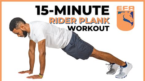 15 Minute Rider Plank Workout