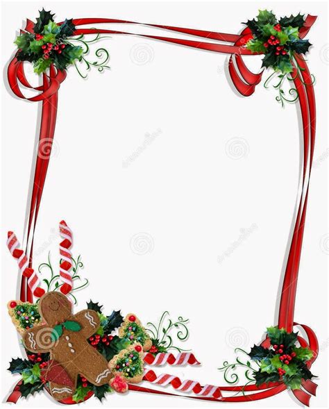 Christmas Borders Clipart Freebie Sized 85 X 11 By For A Rainy Day