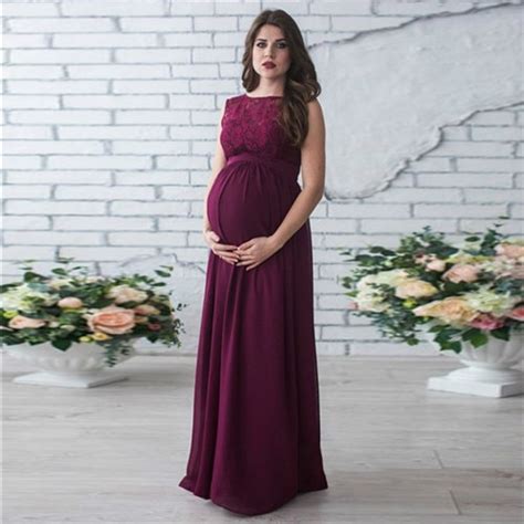 Puseky 2017 Maternity Dress Long Bohemian Dress Maternity Photography