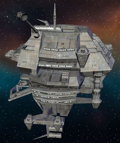 Imperial Space Station Cardan Class Space Station Star Wars Ships
