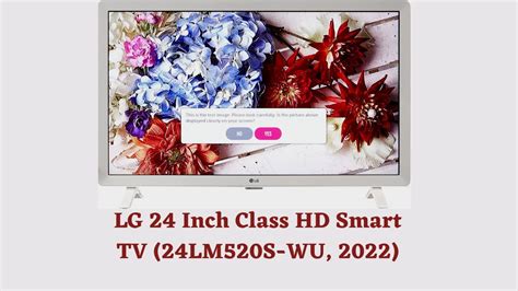 Lg 24 Inch Class Hd Smart Tv 24lm520s Wu 2022 Youtube