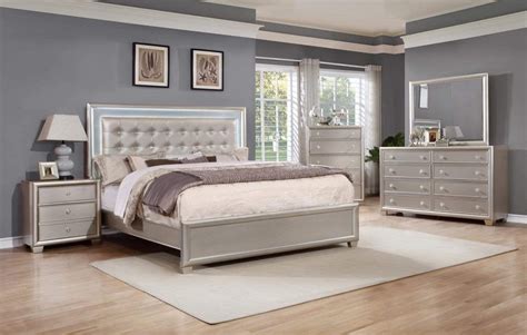 Mariano Bedroom Set Bedroom Sets Queen Leather Bed Upholstered