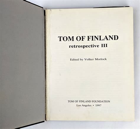 Tom Of Finland Retrospective Iii The Book Merchant Jenkins
