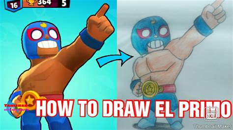 El primo de brawl stars. How to draw el primo | brawl stars | - YouTube