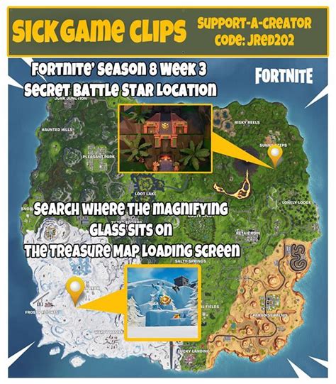 Fortnite Season 8 Week 3 Challenges Search Magnifying Glass And
